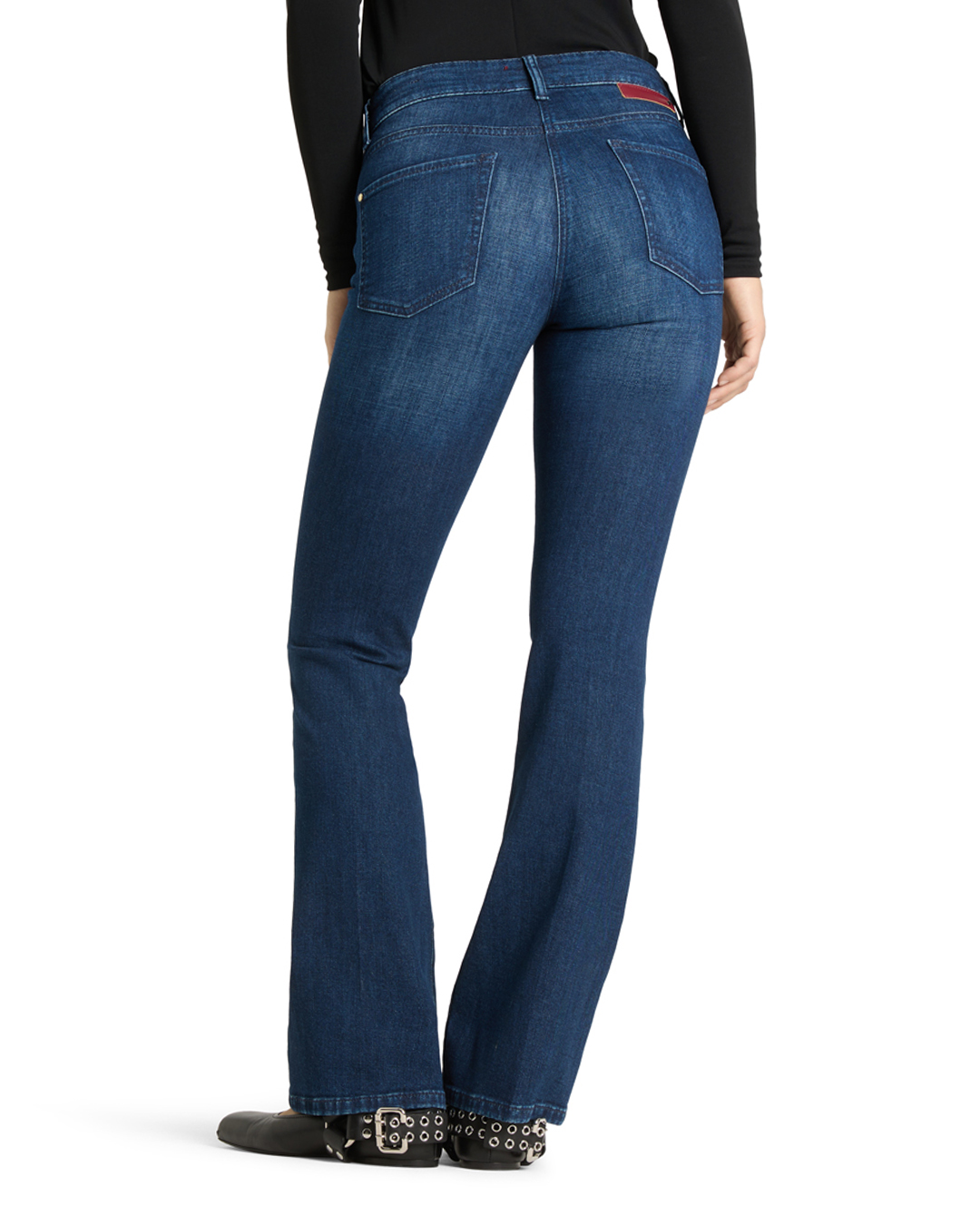 Jeans Paris flared mid ink used - 2