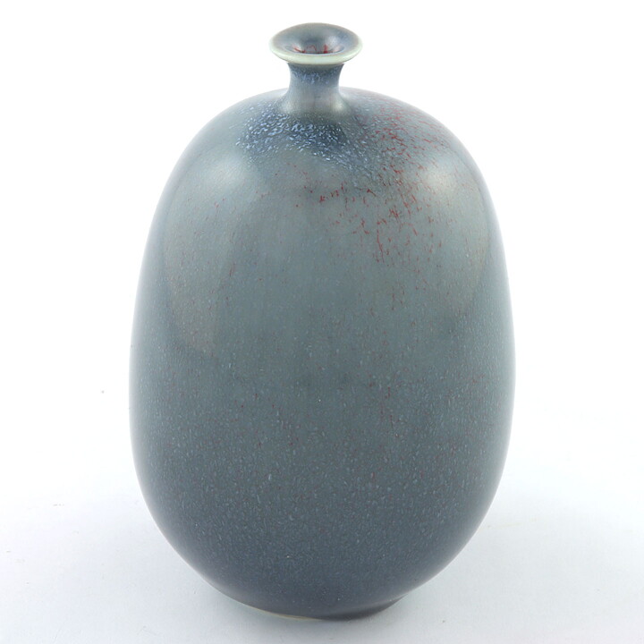 Inger Persson (1980s) Gray Balloon Vase 11 cm (Rare Color)