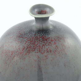 Inger Persson (1980s) Gray Balloon Vase 11 cm (Rare Color)
