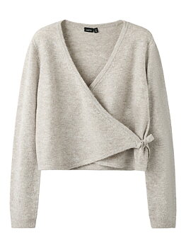 NLFBYNTHE LS WRAP KNIT TOP Peyote