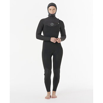 Rip Curl våtdräkt dam Flashbomb 6/4 hooded 26