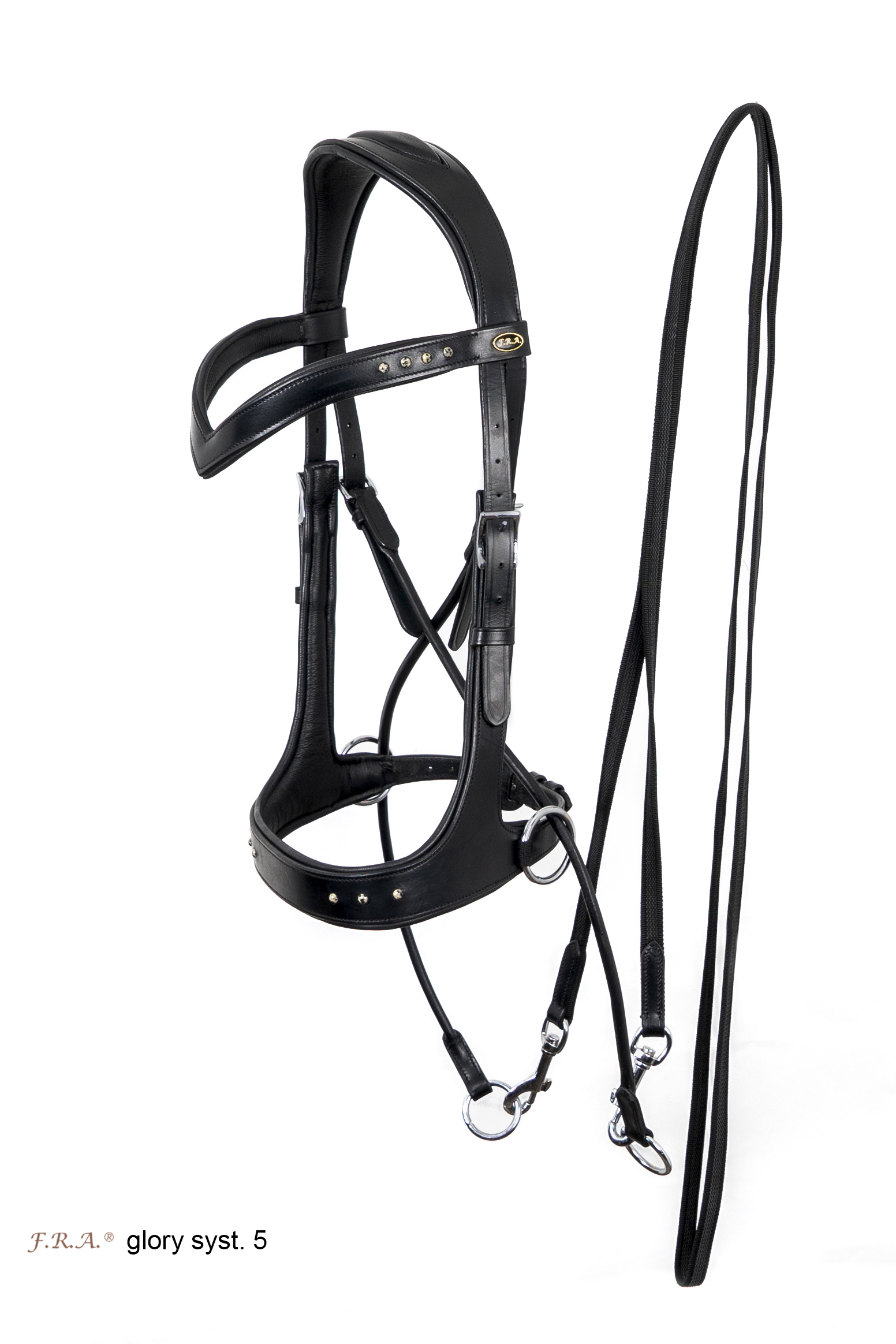Bitless Bridle Anatomical Crossunder F.R.A® Glory inkl. tyglar - 2