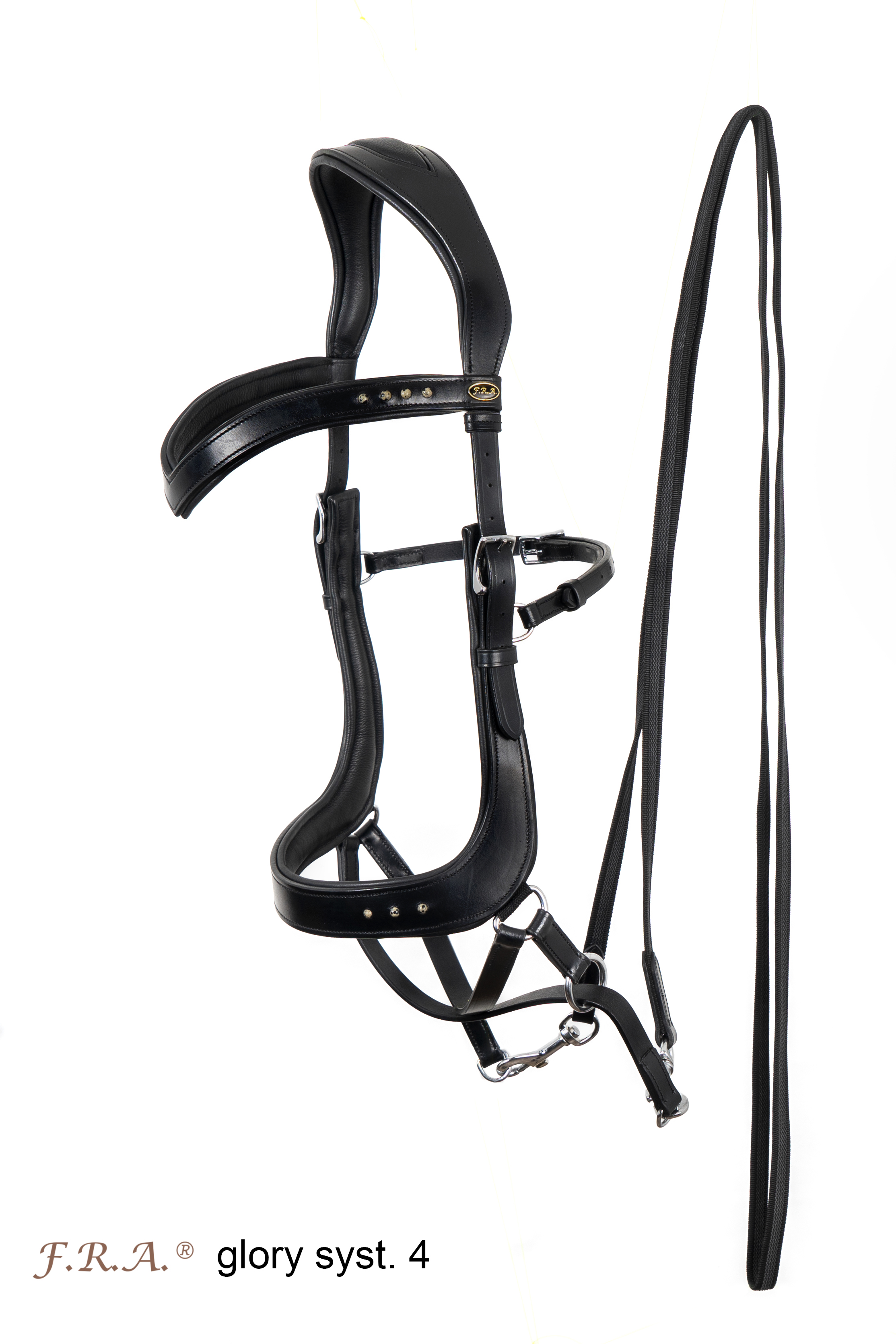 Bitless Bridle Anatomical Crossunder F.R.A® Glory inkl. tyglar