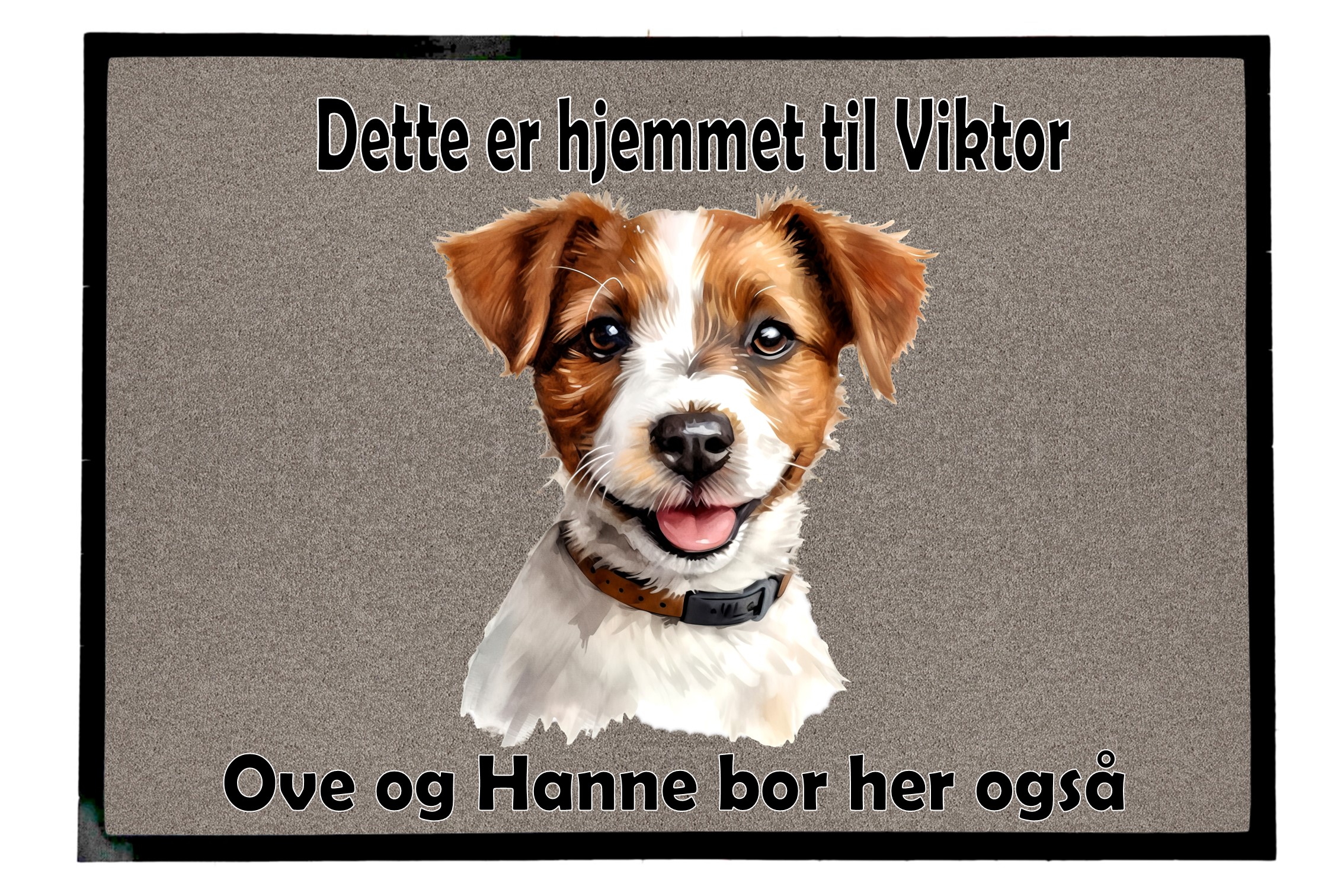 Dørmatte Dansk gårdshund 3