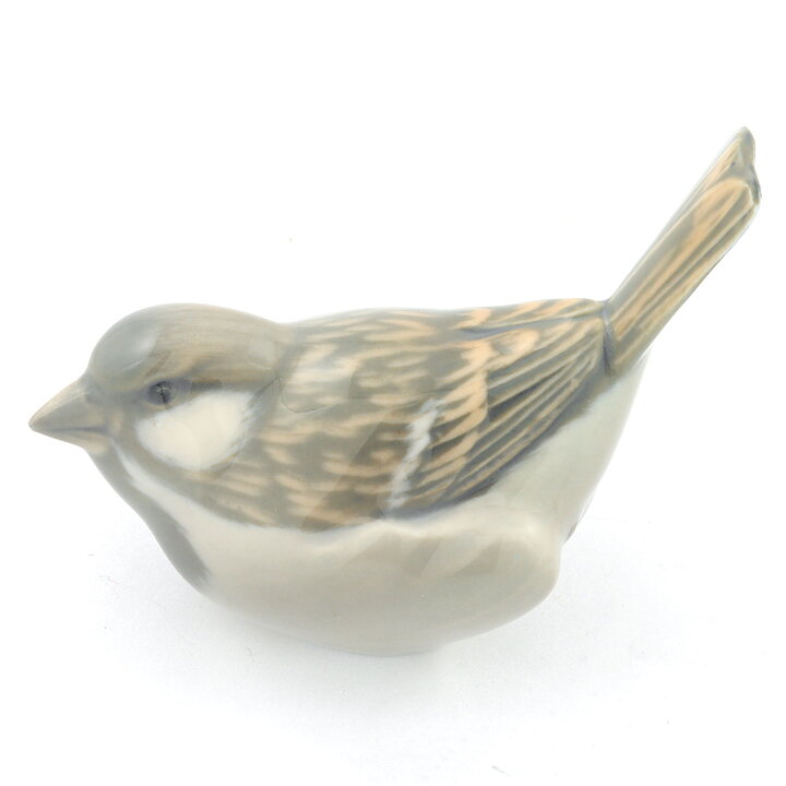 Andrea Nielsen (20th Century) Brown Rounded Sparrow Bird 9 cm #1081  [Sample Images]