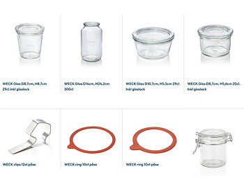 Glasburkar Weck