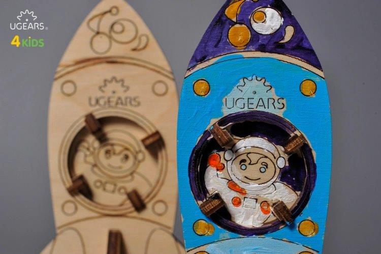 Ugears Raket - 4Kids - 9