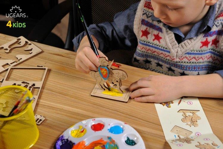 Ugears Riddare på Häst - 4Kids - 5
