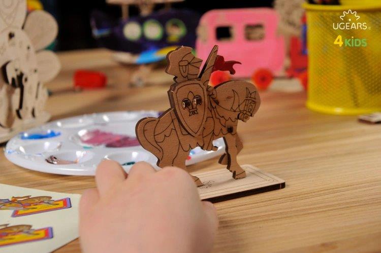 Ugears Riddare på Häst - 4Kids - 4