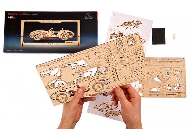 Ugears Roadster MK3 2.5D Puzzle* - 12
