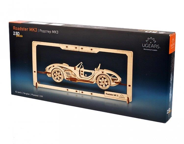 Ugears Roadster MK3 2.5D Puzzle* - 8