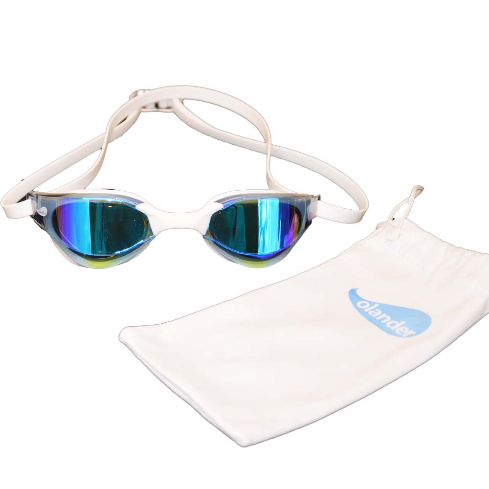 Olander Flyer Pro -blue mirror, racing goggles  - 4