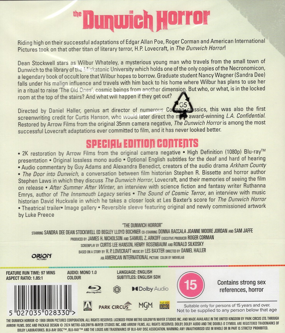 Dunwich Horror (ej svensk text) (Blu-ray) - 2