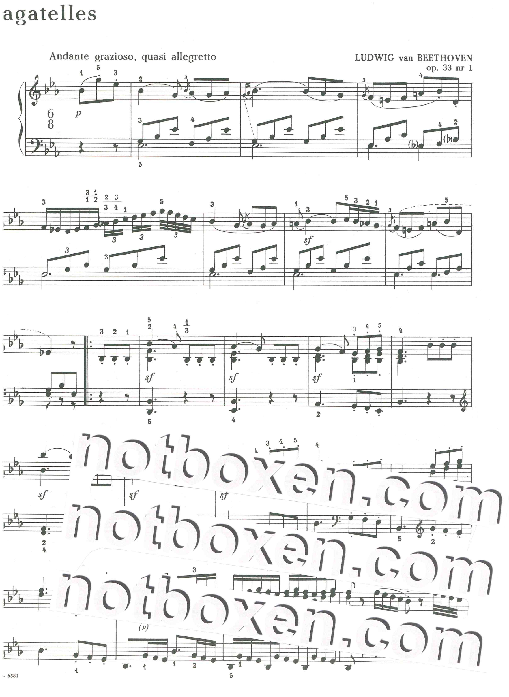 Beethoven - Bagatelles et Ecossaises - 2