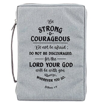 Bibelfodral-Be strong and courageous - LARGE