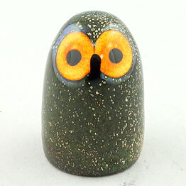 Oiva Toikka (2006) Lovely Little Barn Owl (Riihipöllön Poikanen) Glass Bird (55)
