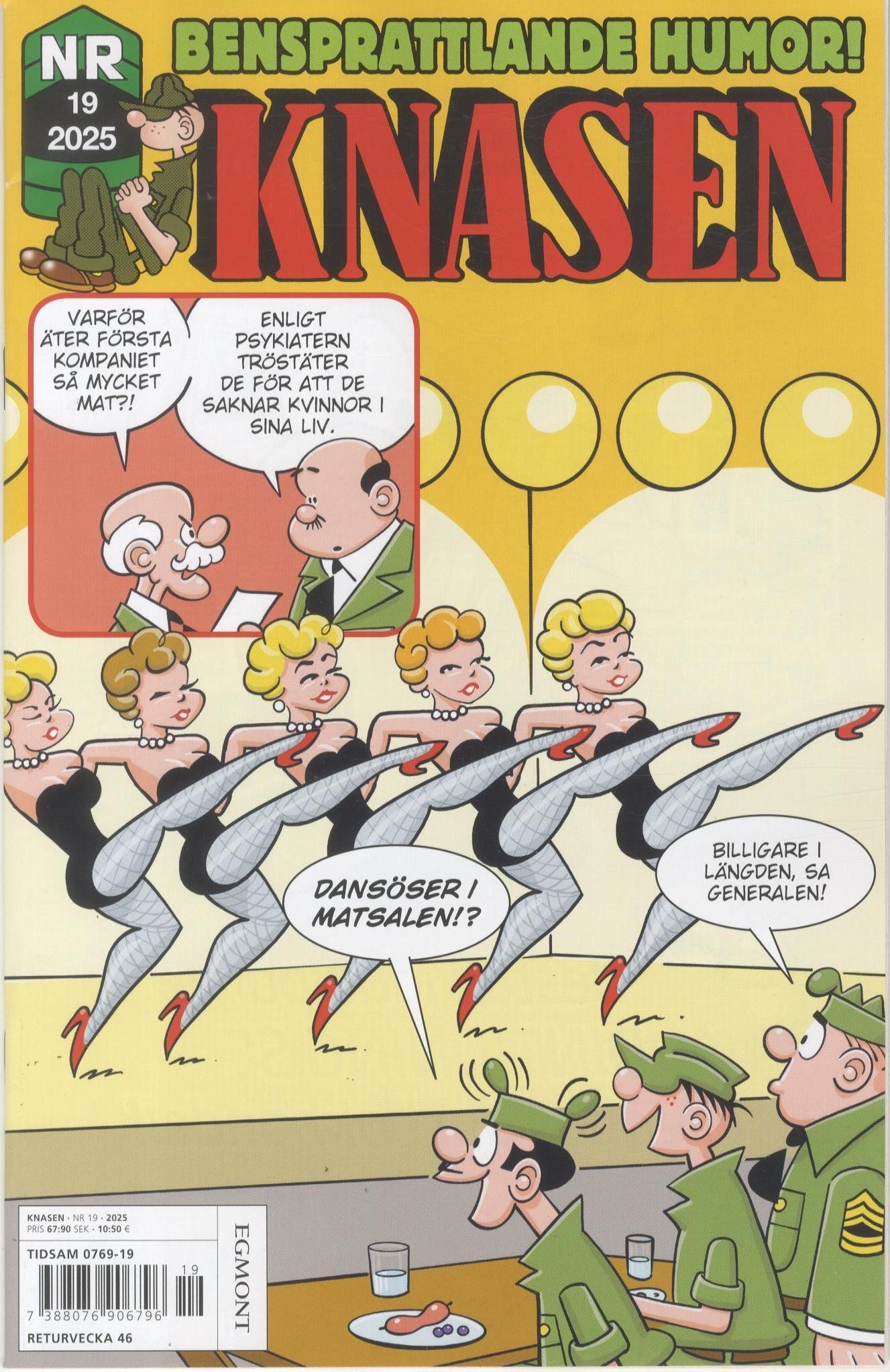 Knasen nr 19 2025, Bensprattlande humor!