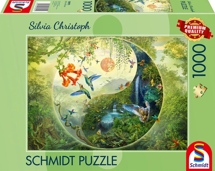 Yin & Yang in the Forest of Hummingbirds, 1000 Bitar Schmidt - 2