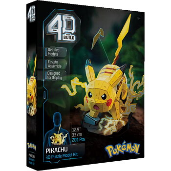 Pokemon 4D Build Pussel Pikachu 30cm