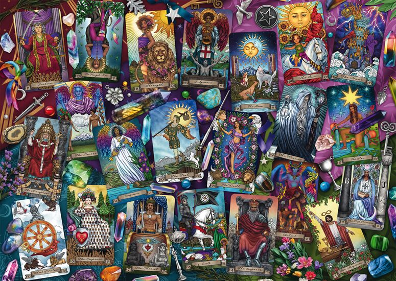 Mysterious TarotCards, 1000 Bitar Schmidt