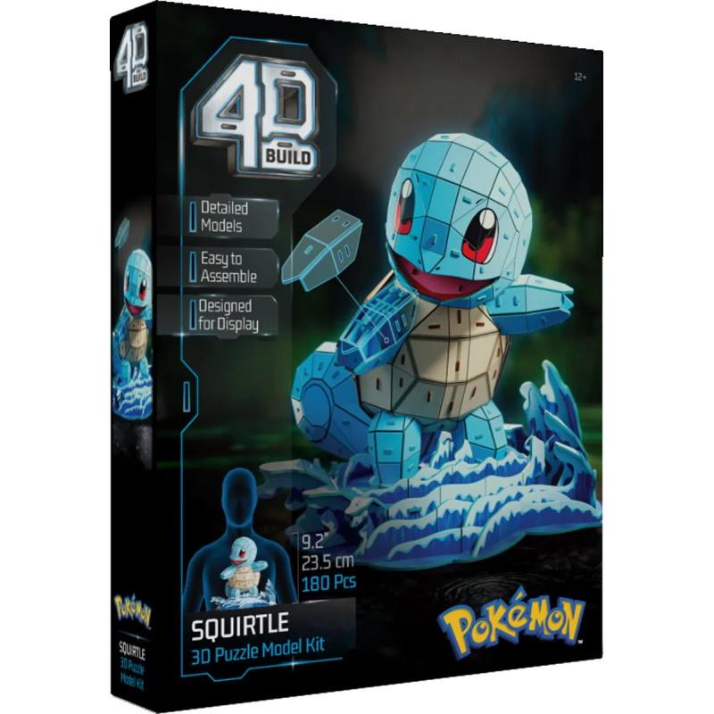 Pokemon 4D Build Pussel Squirtle 30cm