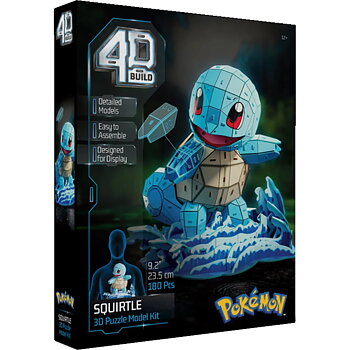 Pokemon 4D Build Pussel Squirtle 30cm