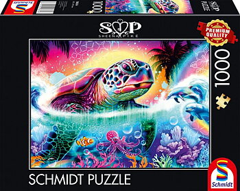 Neon Turtle, 1000 Bitar Schmidt