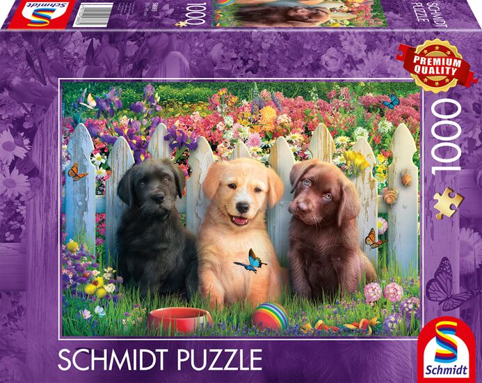 Cute Puppies Scene, 1000 Bitar Schmidt - 2