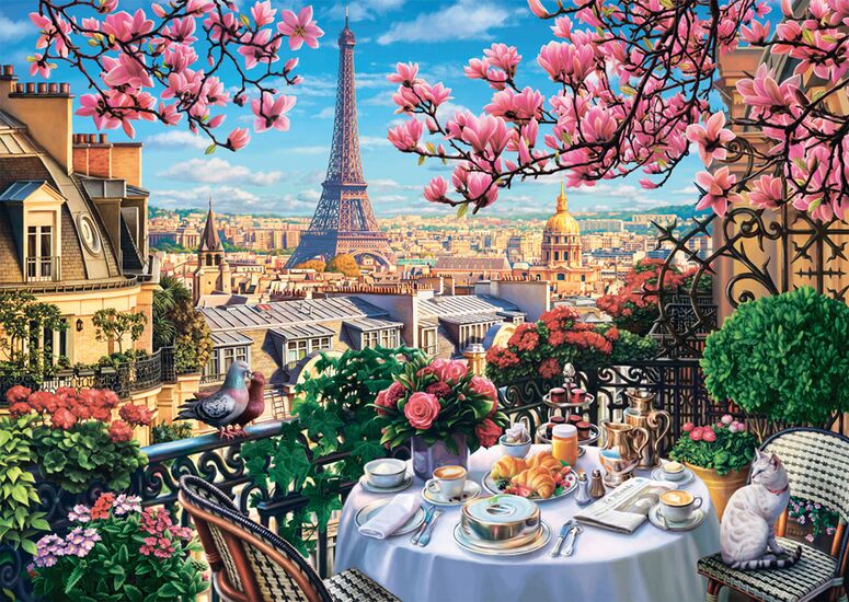 Breakfast in Paris, 1000 Bitar Schmidt