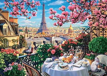 Breakfast in Paris, 1000 Bitar Schmidt