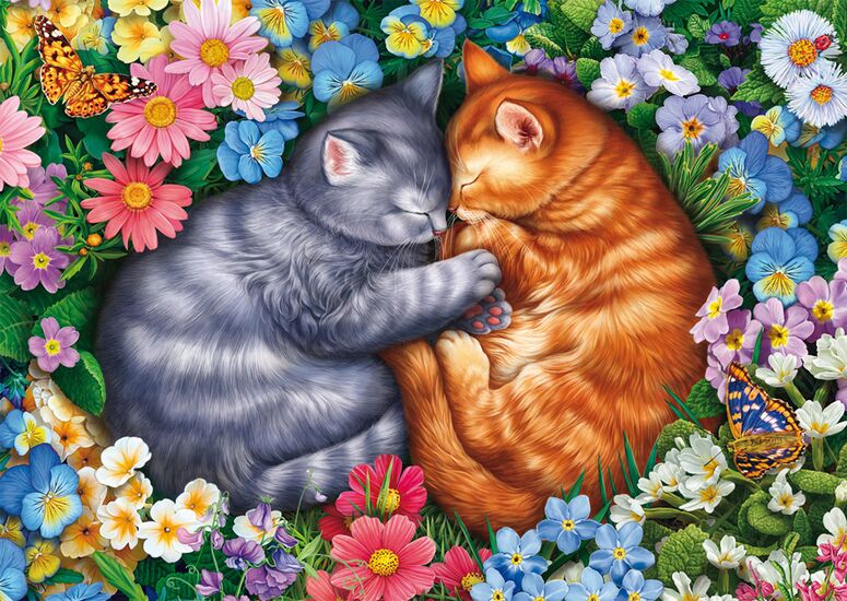 Sleepnig Velvet Paws, 1000 Bitar Schmidt