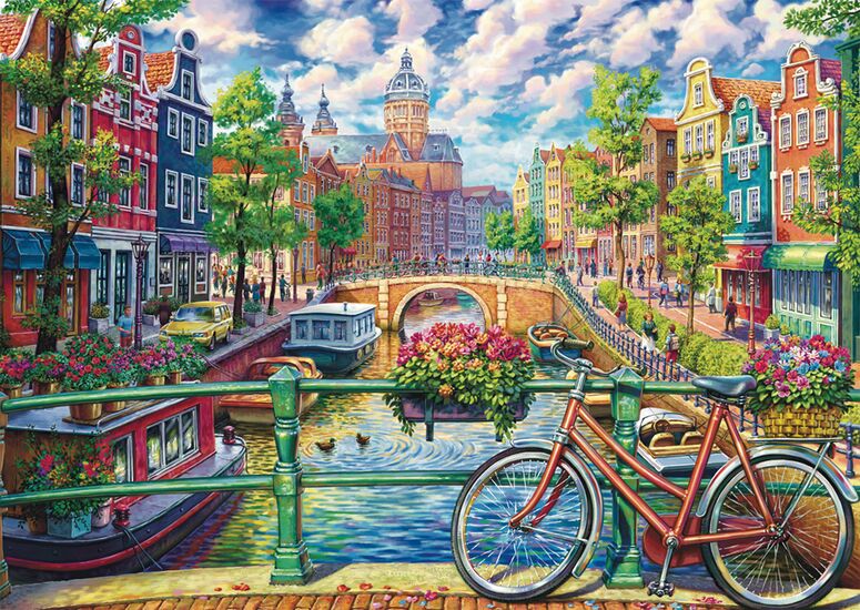 Amsterdam Canal Charm, 1000 Bitar Schmidt