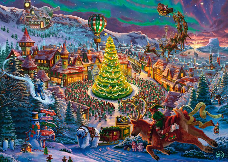 Santa´s North Pole, 1000 Bitar Schmidt