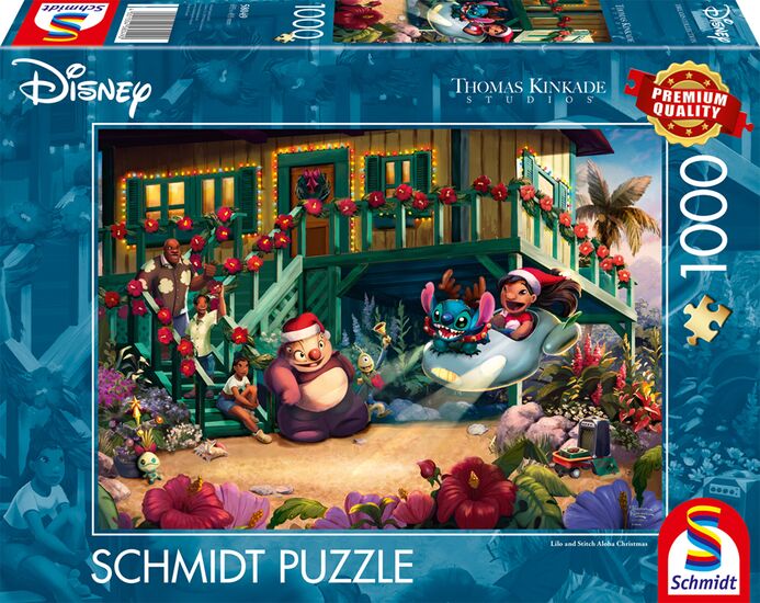 Lilo & Stitch Aloha Christmas, 1000 Bitar Schmidt - 2