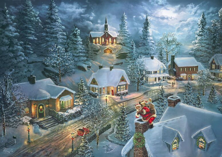 Santa´s Silent Night, 1000 Bitar Schmidt