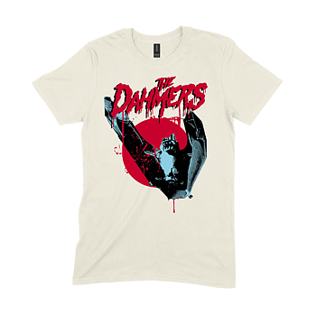 THE DAHMERS - T-SHIRT, BLOOD BAT (OFF-WHITE)