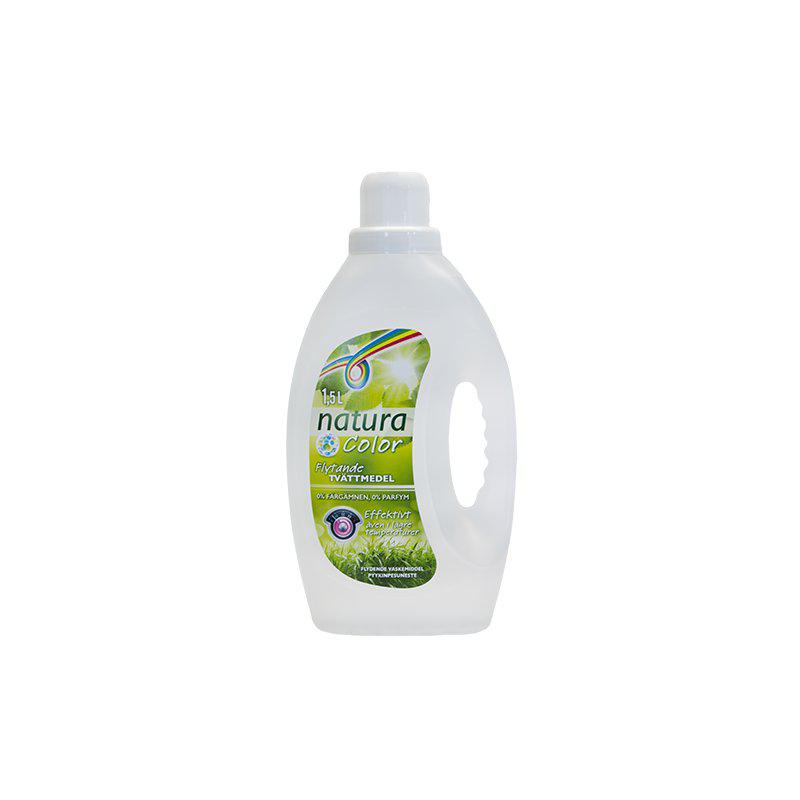 Natura Flytande tvättmedel parfymfri color 1,5L