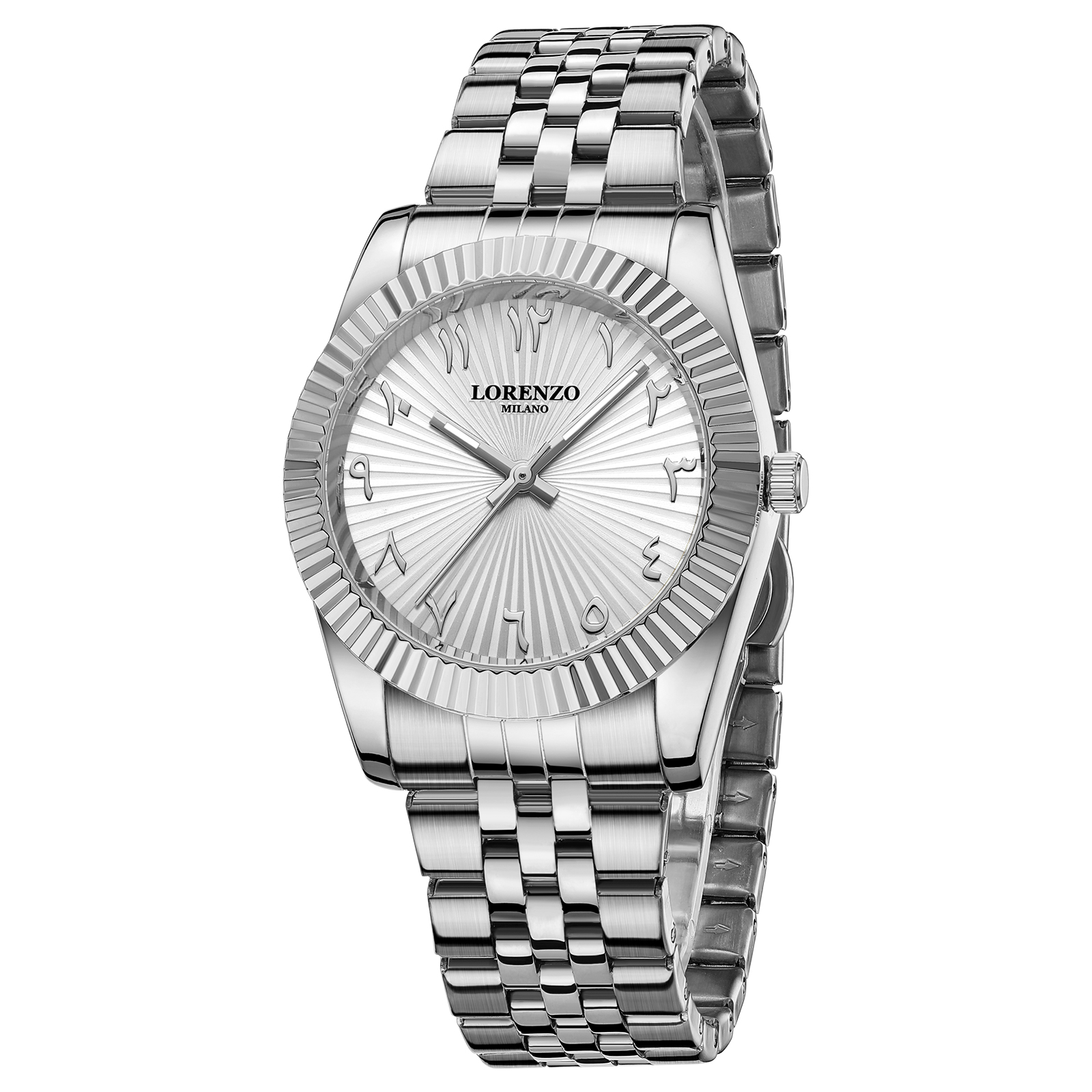 Lorenzo Starburst Arabic Silver - 3