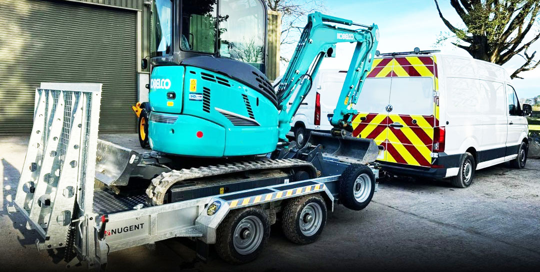 280 x 134 cm - ::: 2700 kg ::: Nugent Maskintrailer P2813S - 3