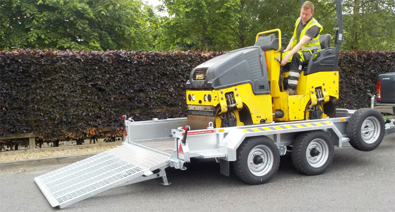 280 x 134 cm - ::: 2700 kg ::: Nugent Maskintrailer P2813S - 5