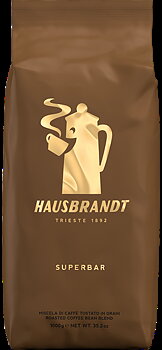 Hausbrandt - Superbar - Italienska mörkrostade espressobönor - 1000g