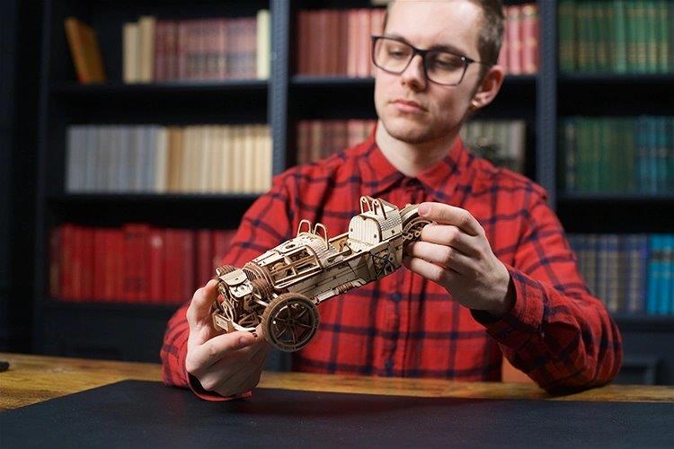 Ugears Sky Watcher Tourbillon Table Clock - 8