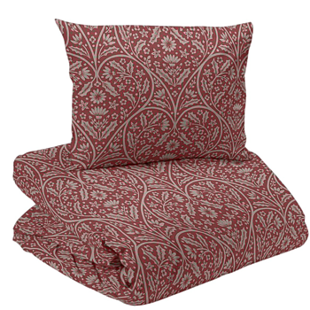Påslakanset Svea Röd 150x210cm