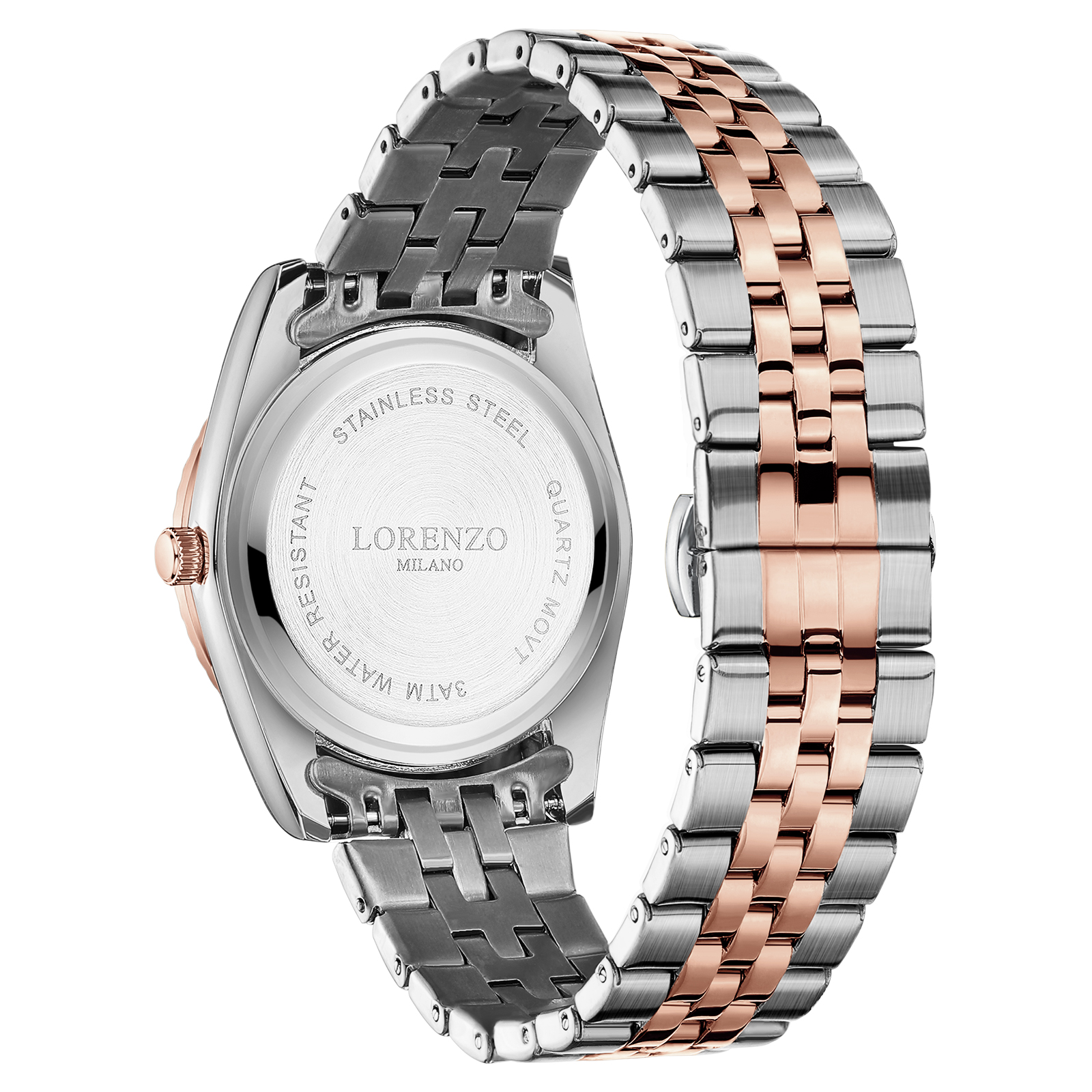Lorenzo Starburst Arabic Silver Rose Gold - 10