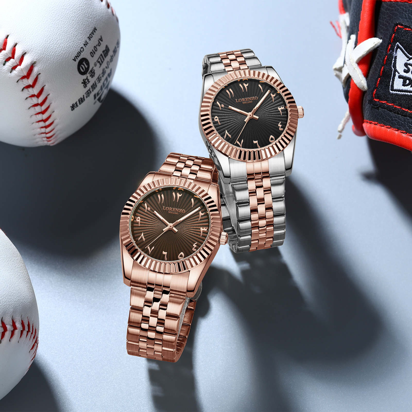 Lorenzo Starburst Arabic Rose Gold Brown - 9
