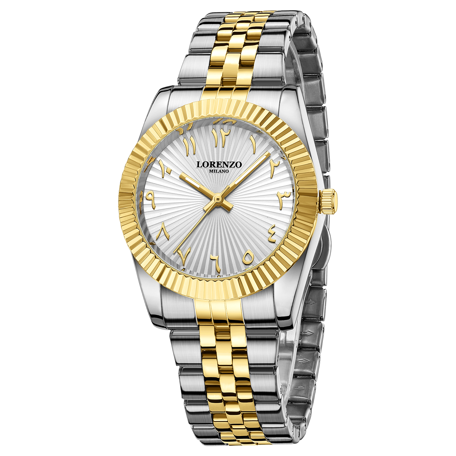 Lorenzo Starburst Arabic Silver Gold - 3