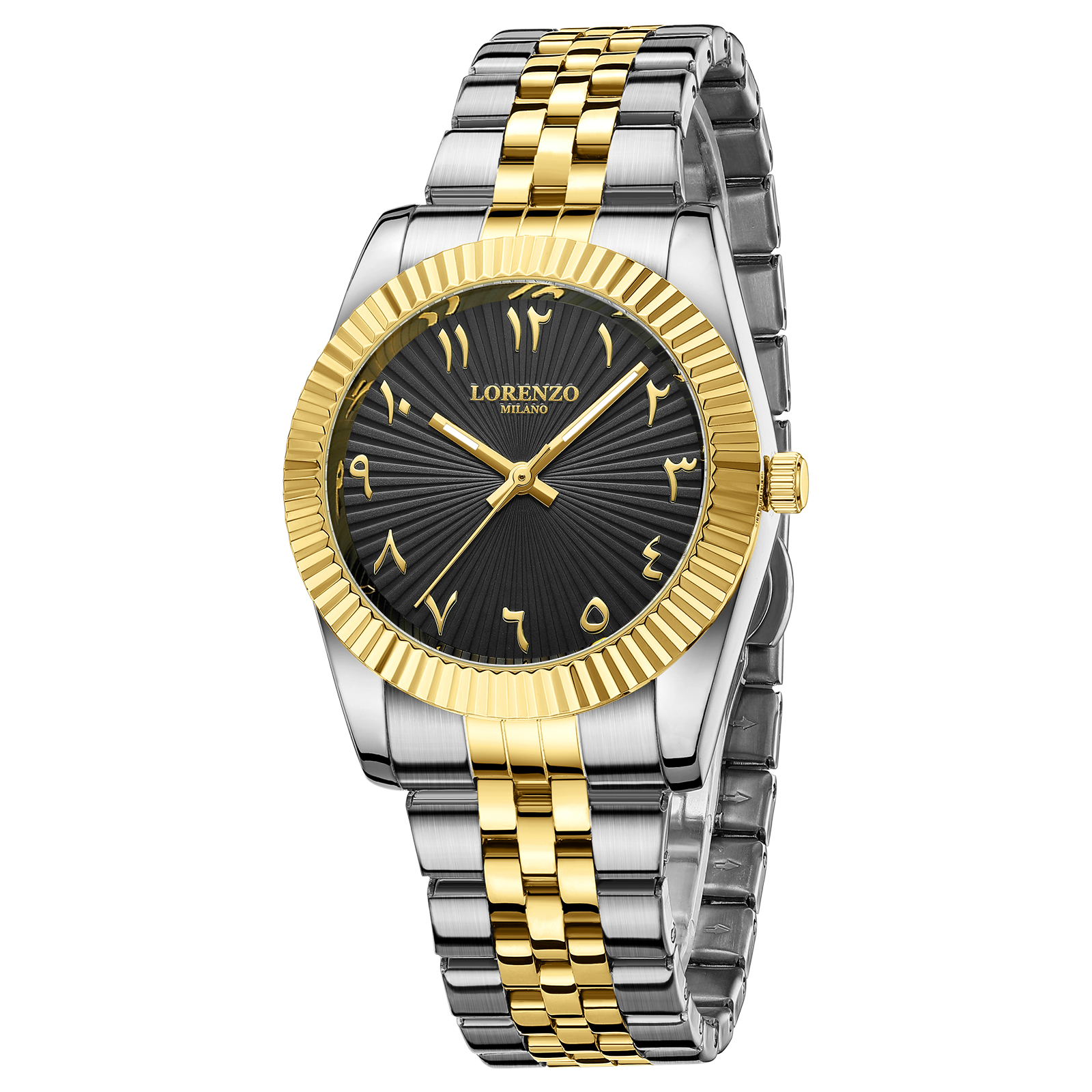Lorenzo Starburst Arabic Silver Gold Black - 3