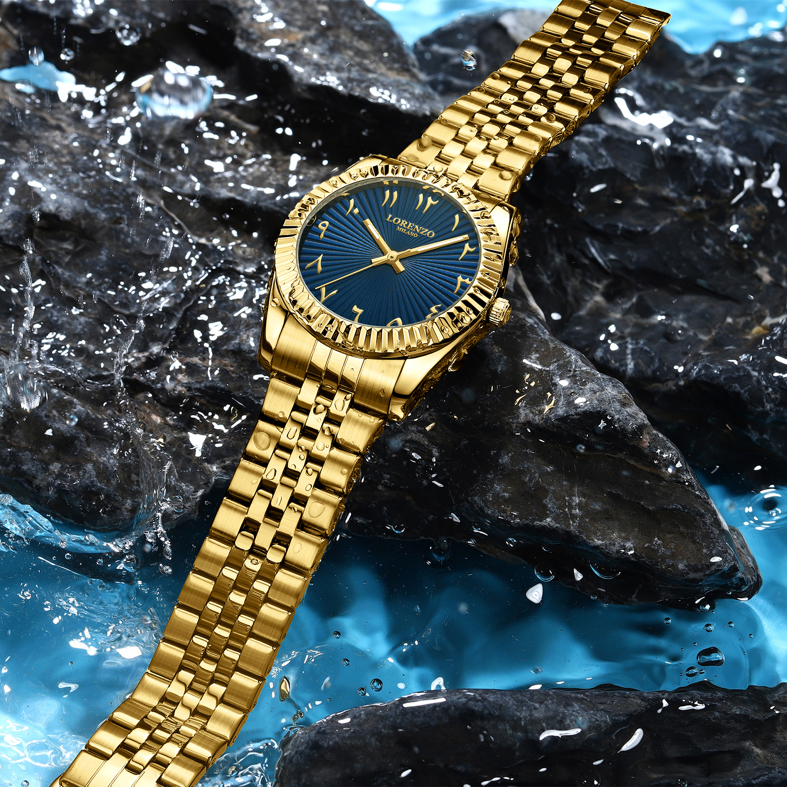 Lorenzo Starburst Arabic Gold Blue - 5