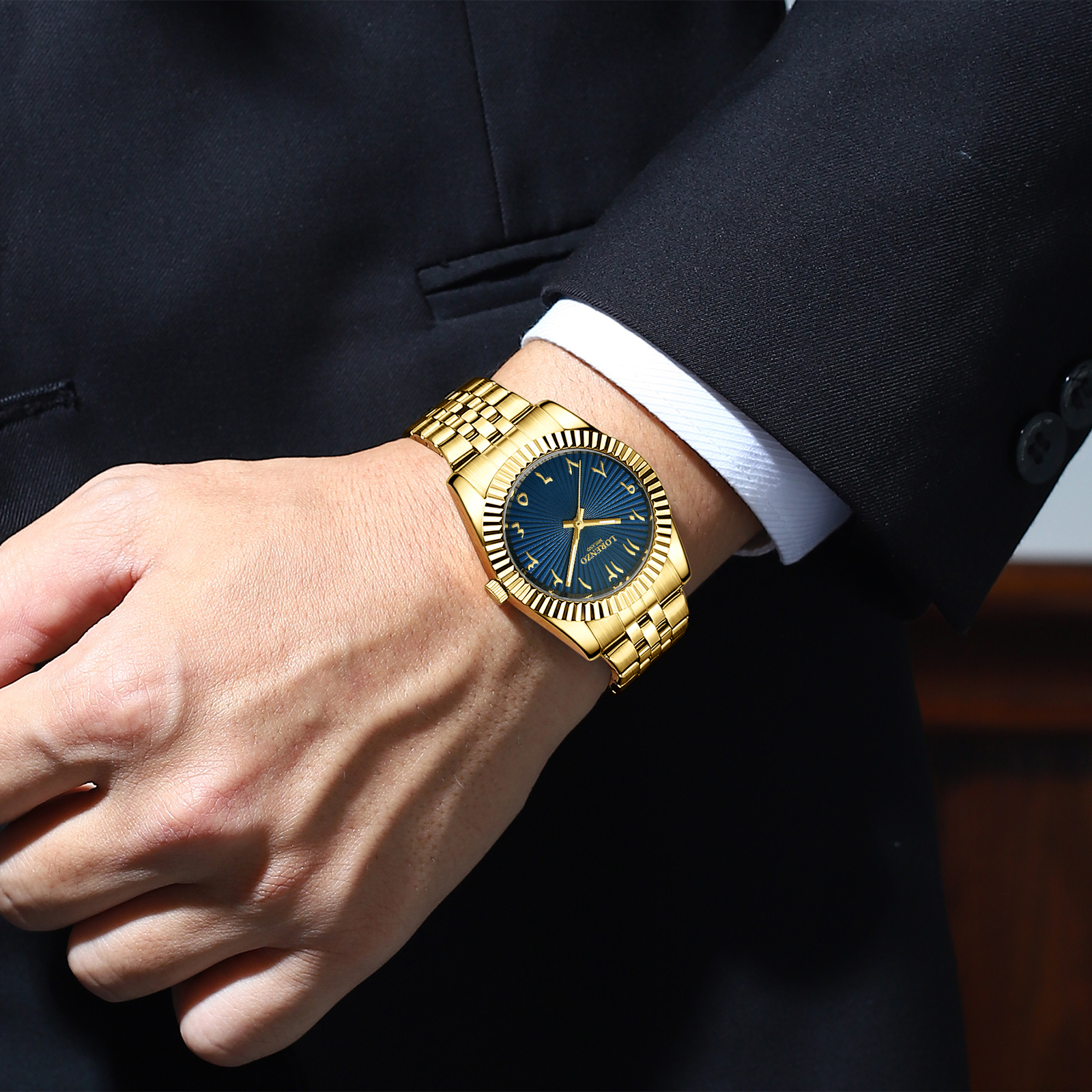 Lorenzo Starburst Arabic Gold Blue - 6
