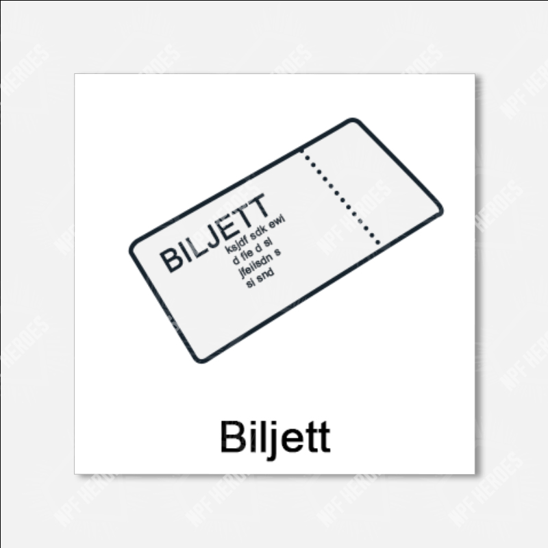 Bildstödsbilder Fordon och resande, 5x5 cm - 28